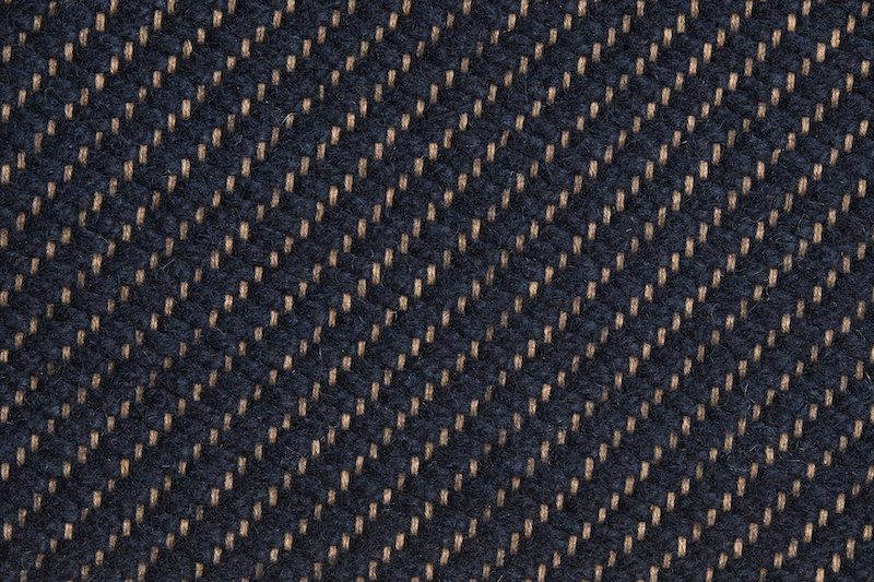 HAY Teppich Bias Dark Blue HAY Teppich Bias Dark Blue