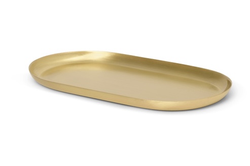 ferm living Basho Tray brass oval