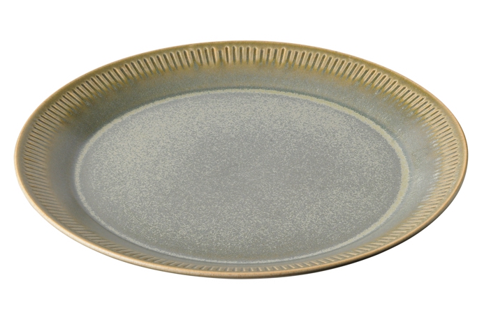 Knabstrup Teller olivgrün ø27cm