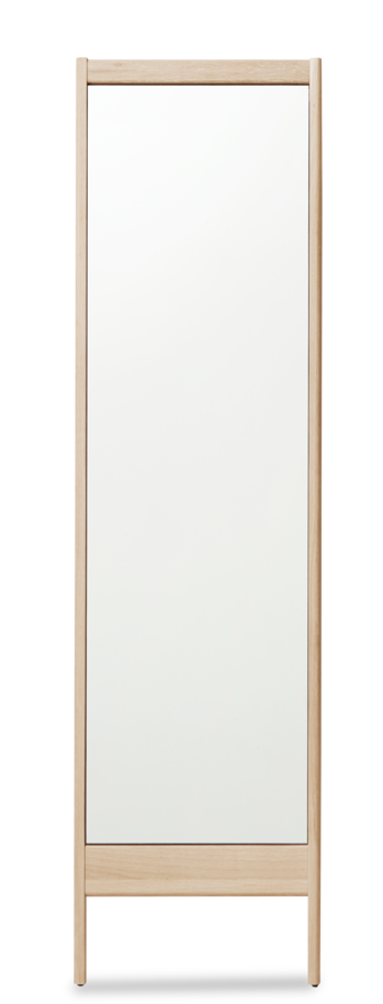 A Line Mirror, White Oak