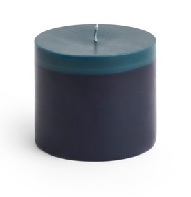HAY Silo Kerze small midnight blue / dark teal