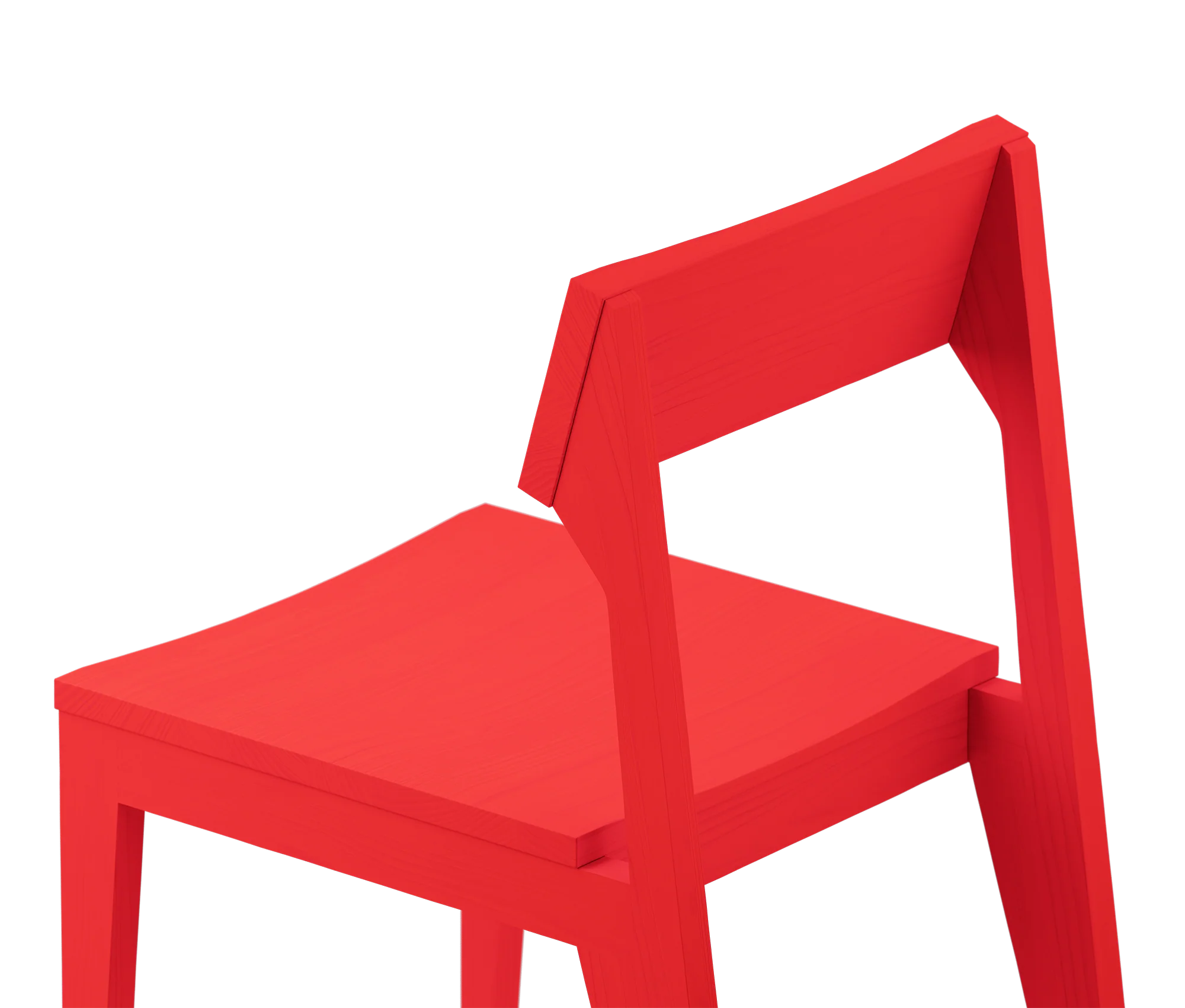 Objekte unserer Tage Schulz Stuhl Leuchtrot