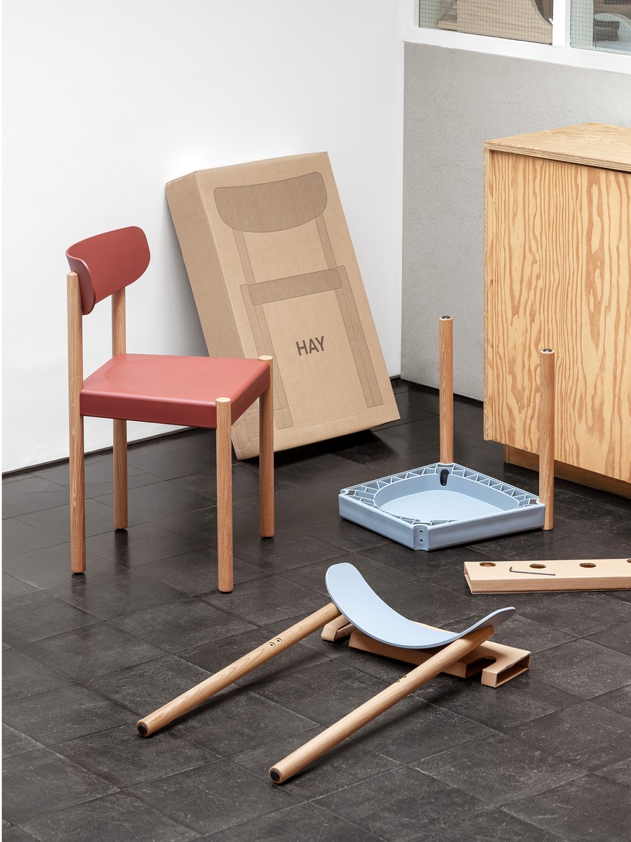 HAY Pack Chair 11 oiled oak Steelcut 220