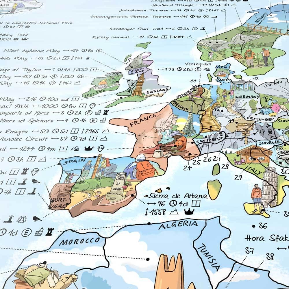 Awesome Maps Wander Weltkarte Awesome Maps Wander Weltkarte