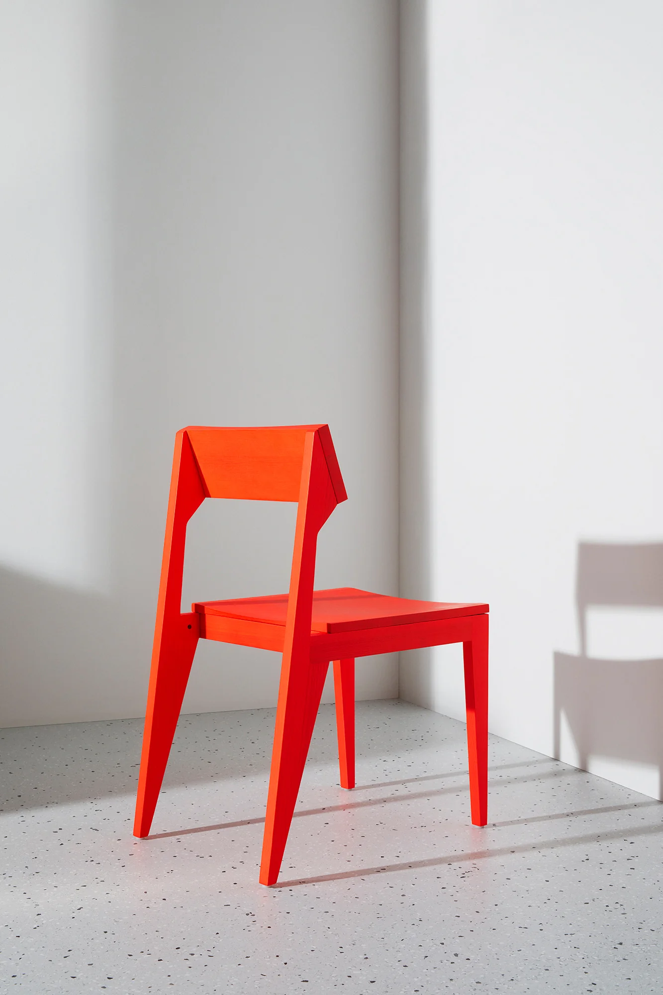 Objekte unserer Tage Schulz Stuhl Leuchtrot