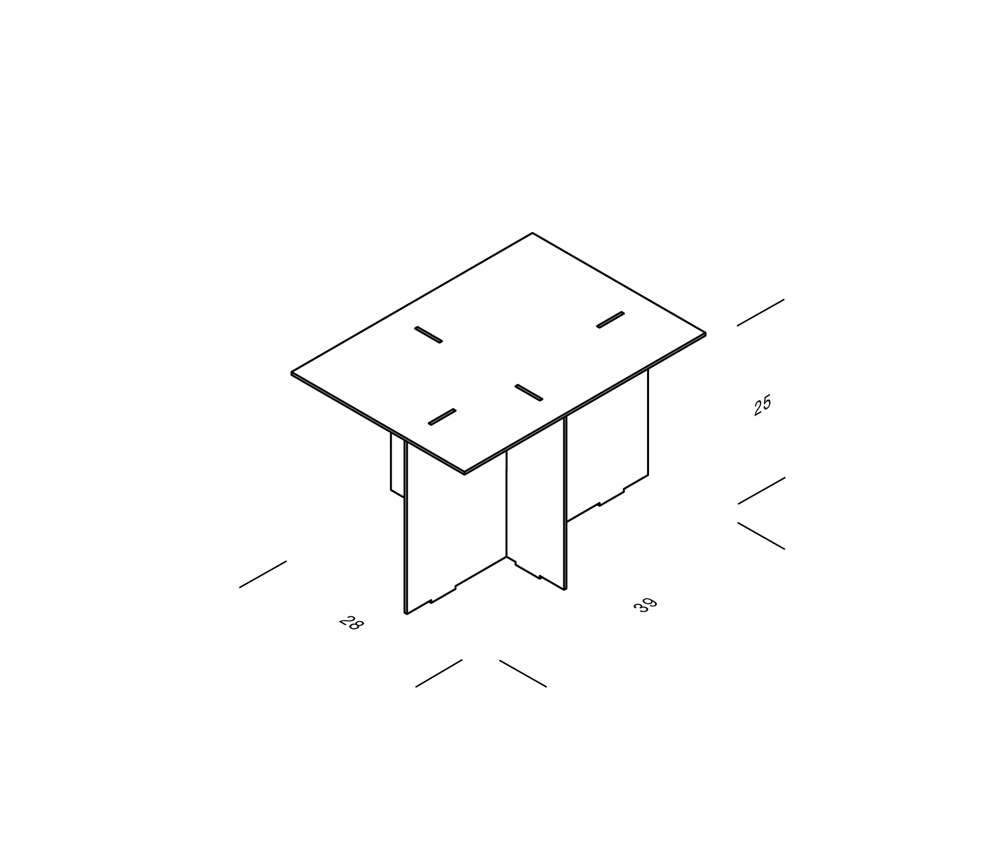 Objekte unserer Tage Novak Beistelltisch 