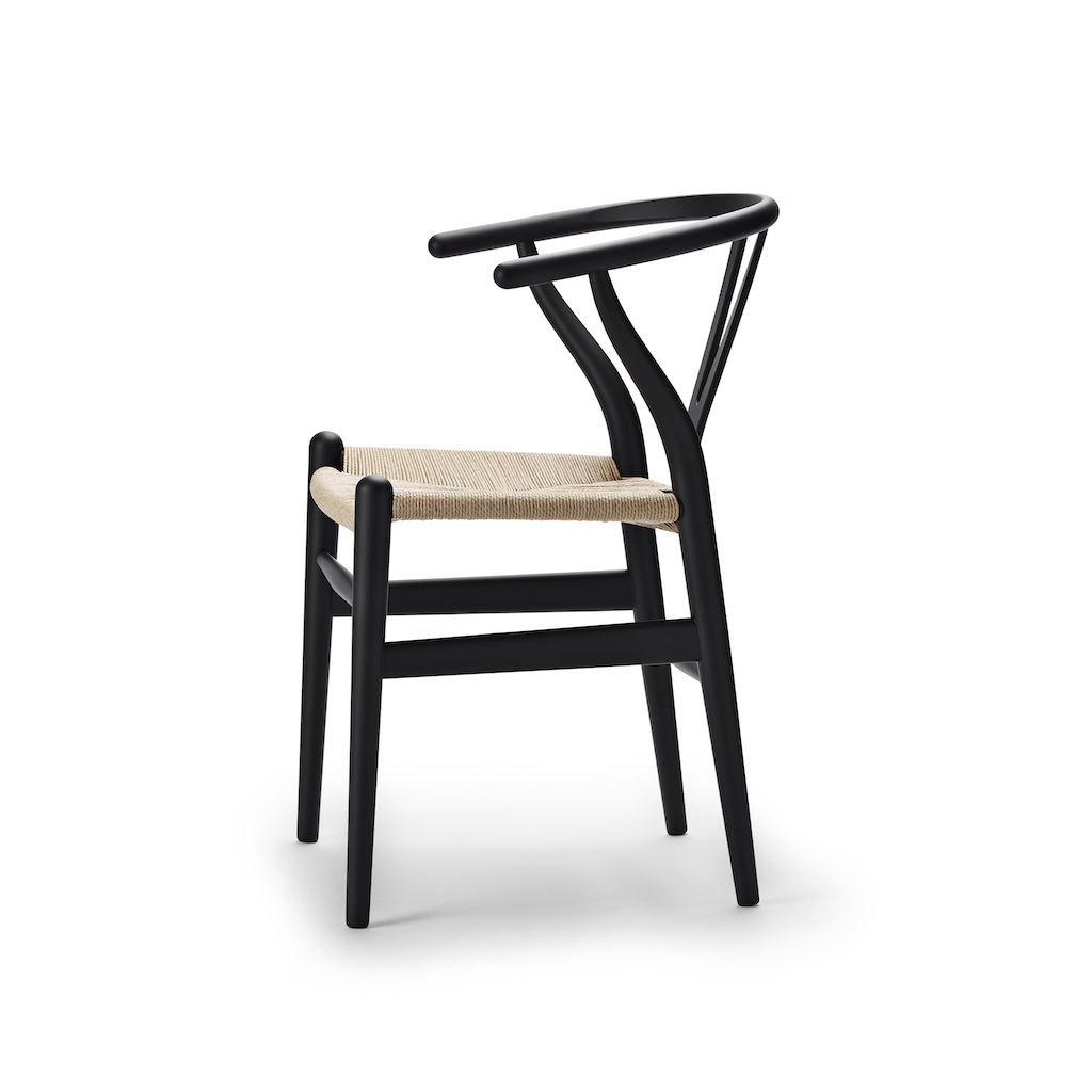Carl Hansen CH 24 soft black Wishbone Chair