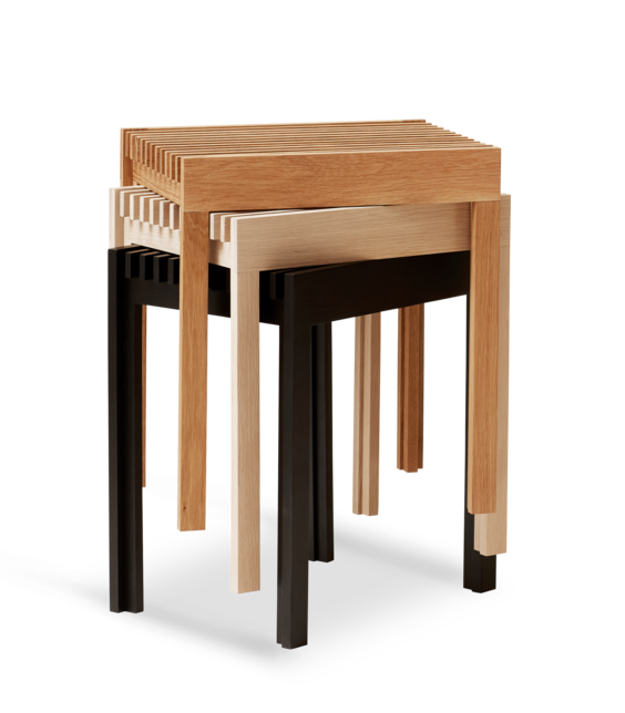 Lightweight Stool, Oak