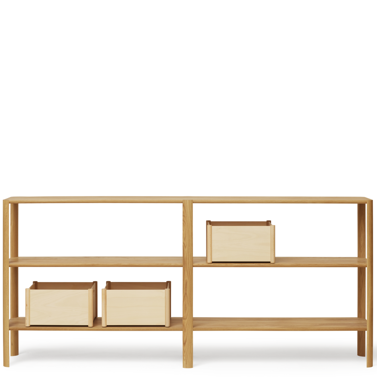Pillar Storage Box, Medium, Beech