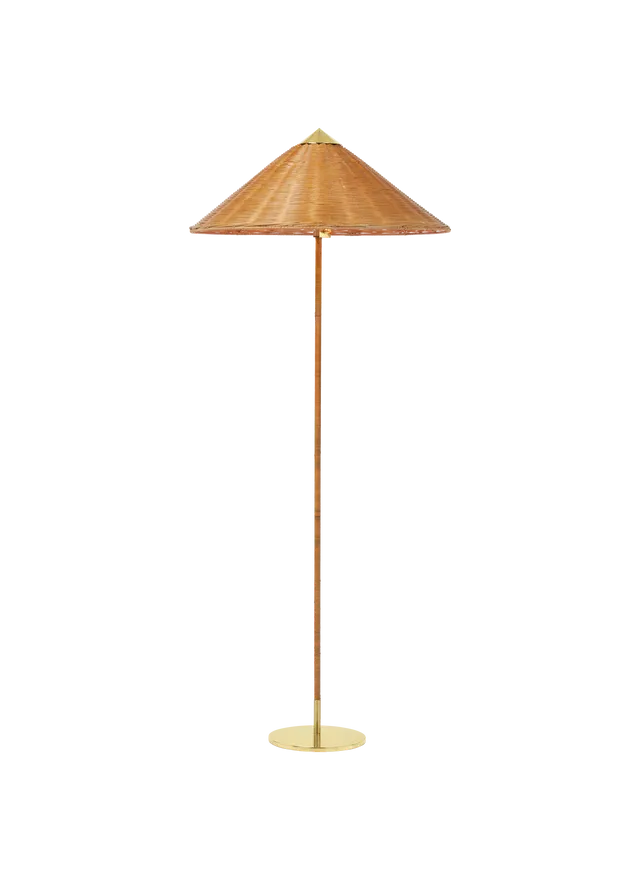 Gubi 9602 Floor Lamp Wicker Willow
