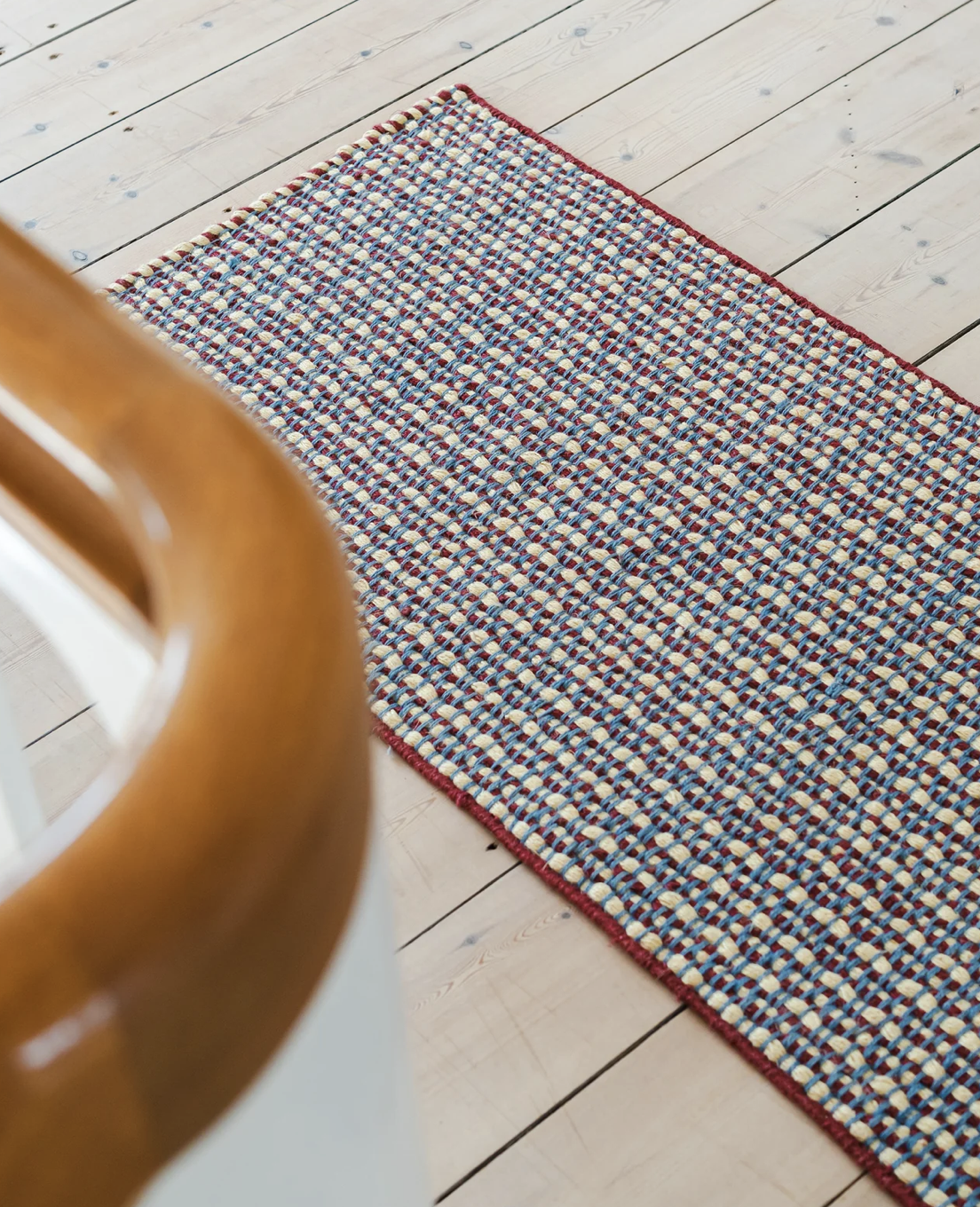 Matias Moellenbach Striped Jute Runner Rooibos