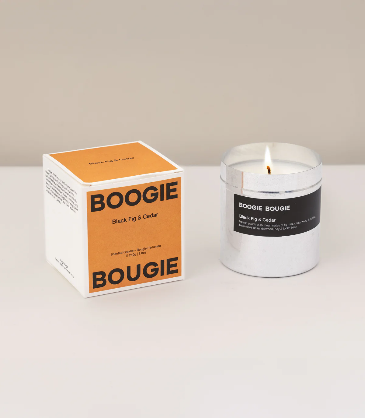 Boogie Bougie Duftkerze Black Fig & Cedar