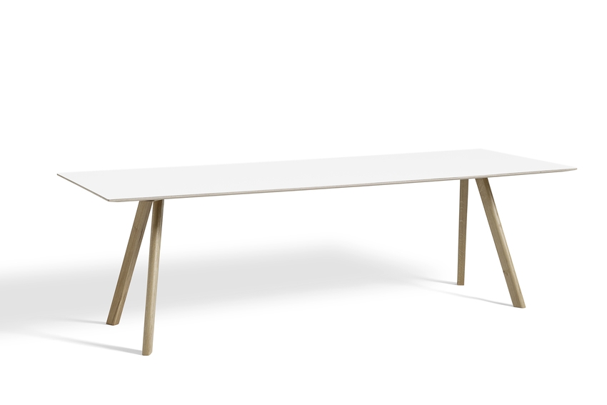 HAY Tisch CPH 30 Laminat weiß / Eiche 250cm