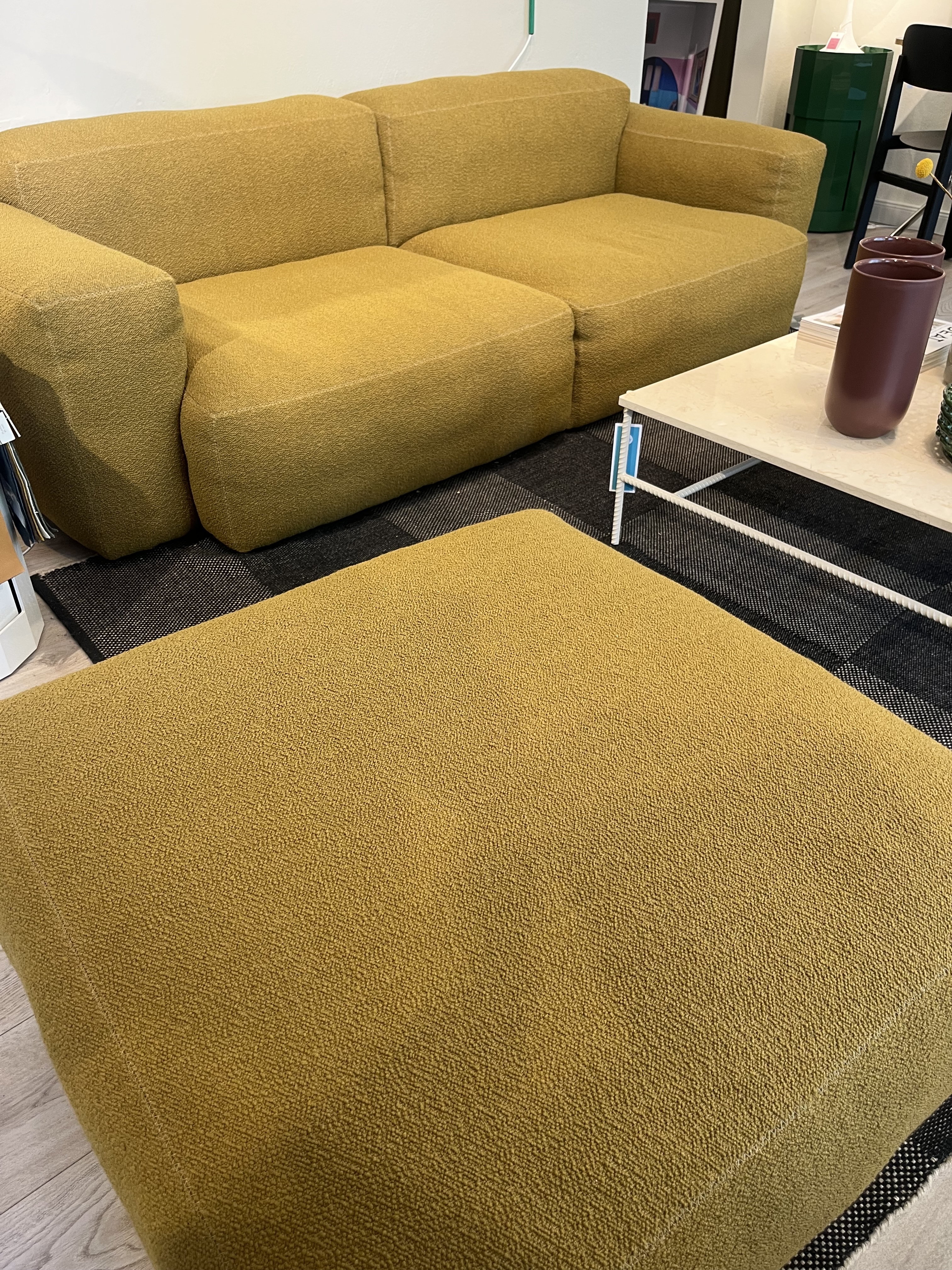HAY Sofa Mags Soft ink. Ottomane / Ausstellungsstück