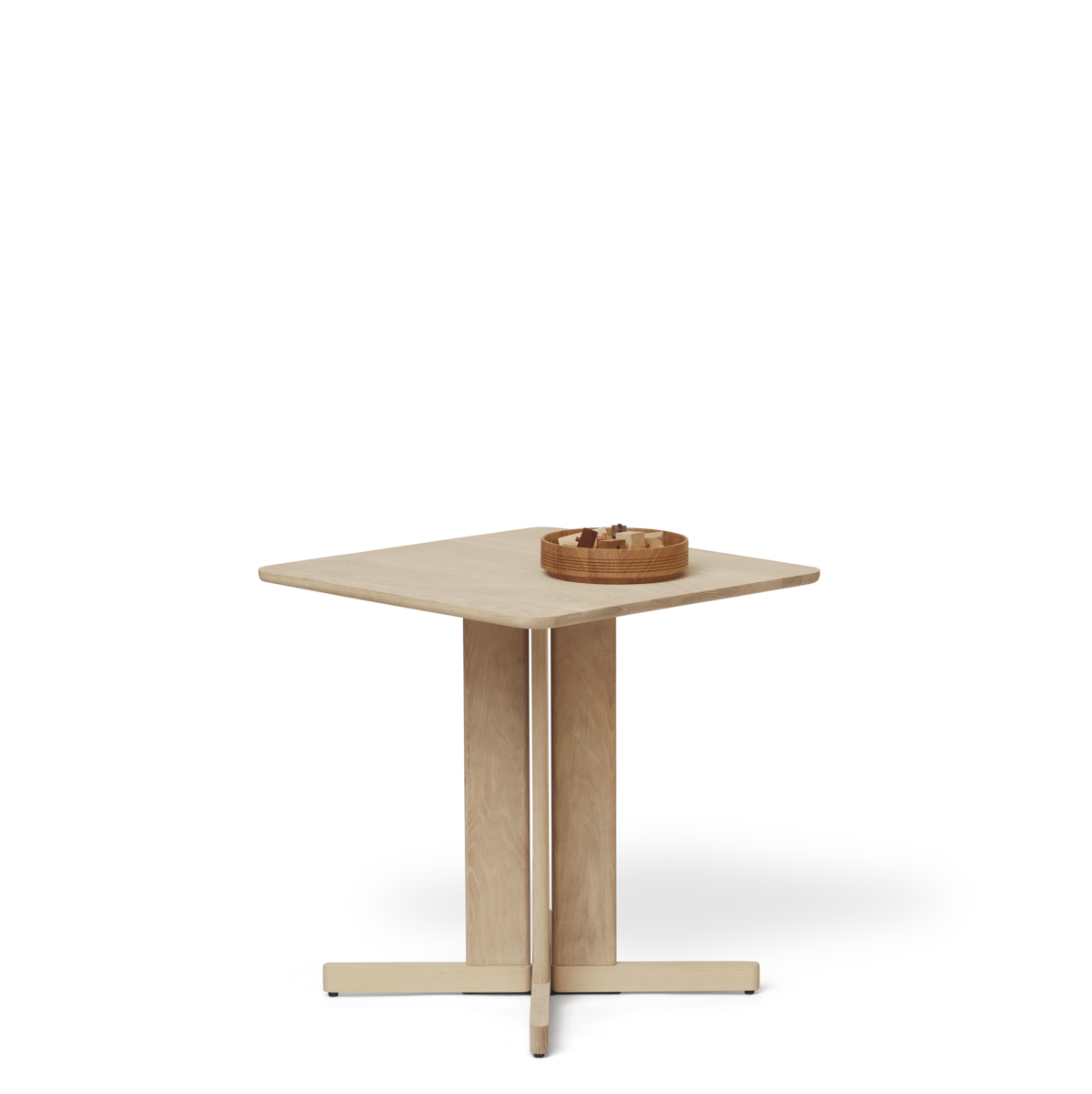 Quatrefoil Table 68×68, White Oak