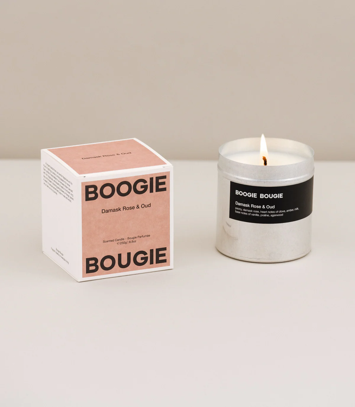 Boogie Bougie Duftkerze Damask Rose & Oud