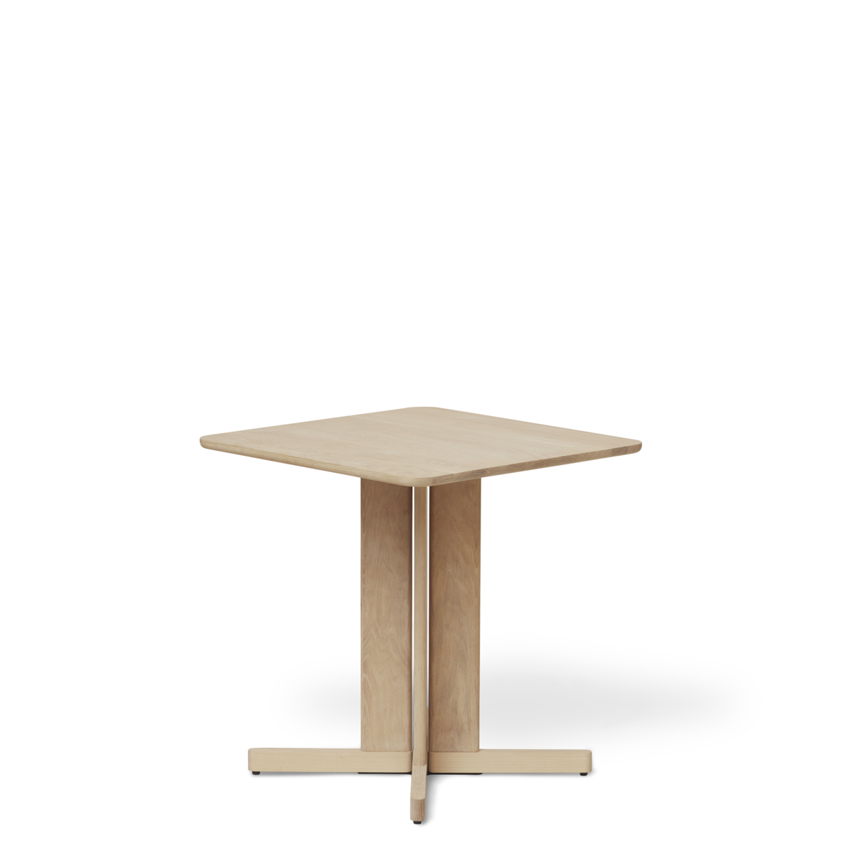 Quatrefoil Table 68×68, White Oak