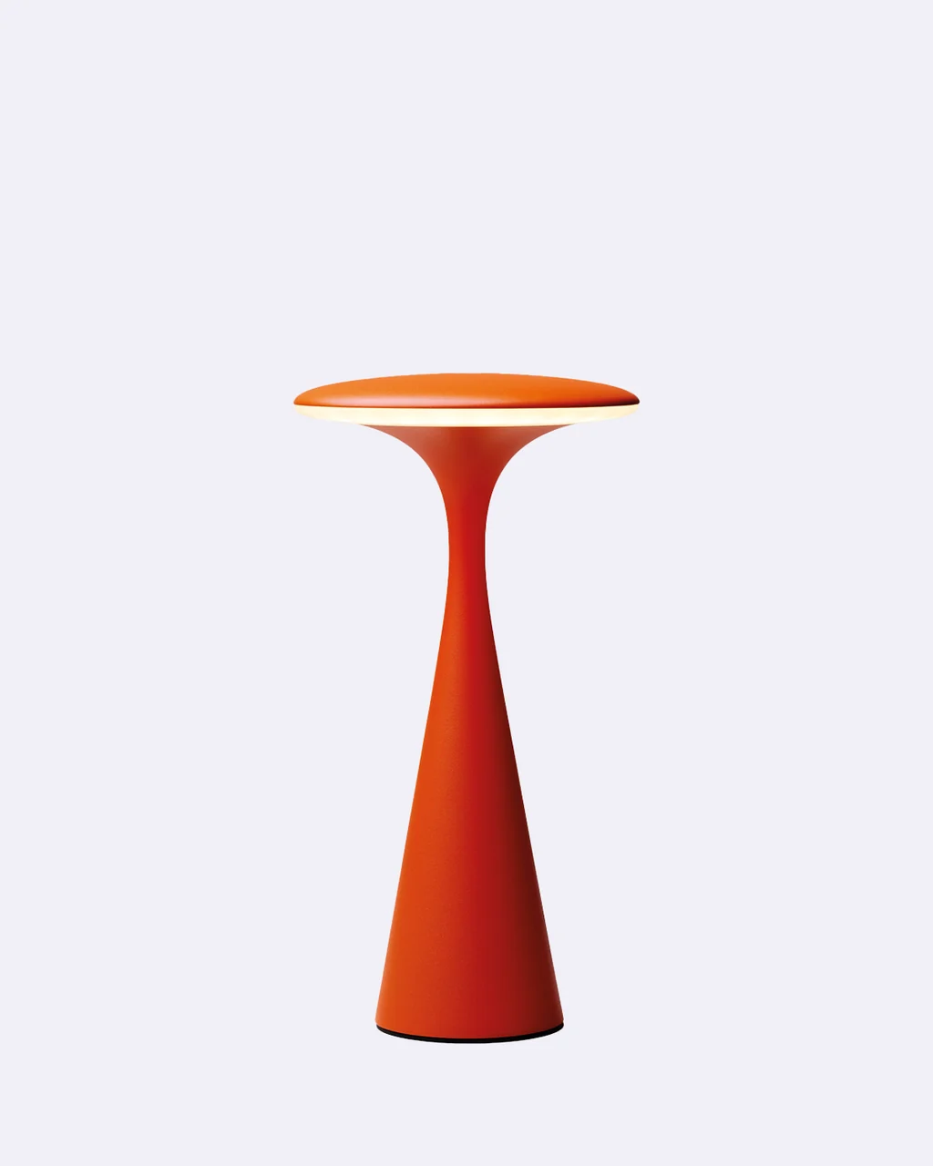 Ufo Tischleuchte orange
