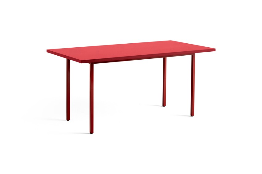 HAY Two Colour Table Maroon Red