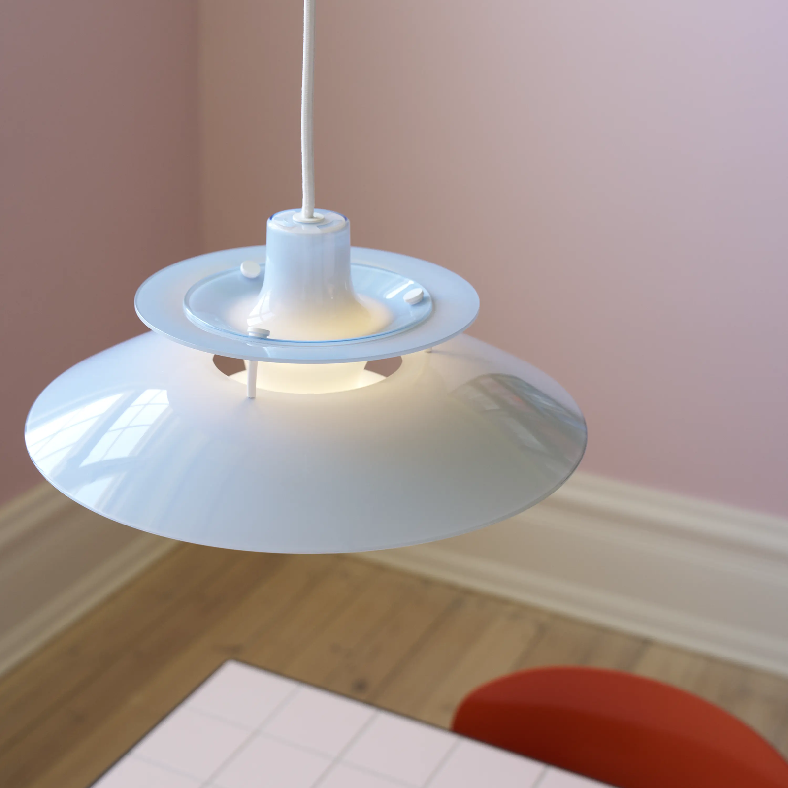 Louis Poulsen PH5 320 Opal Pale Blue