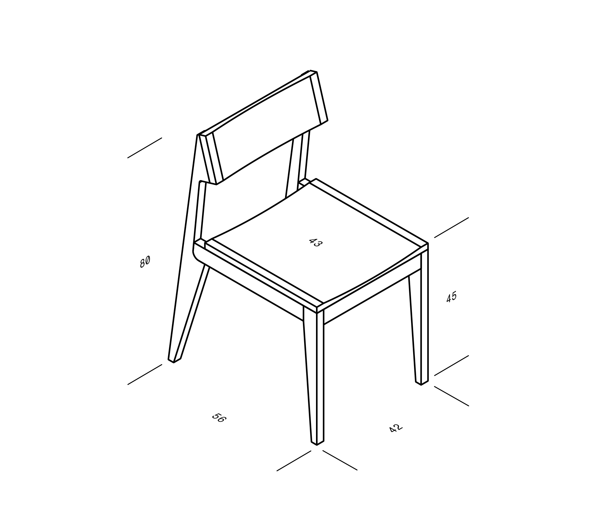 Objekte unserer Tage Schulz Stuhl Leuchtrot