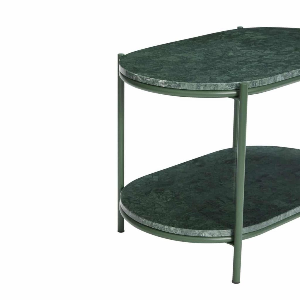 Hübsch Interior Tisch Marmor grün