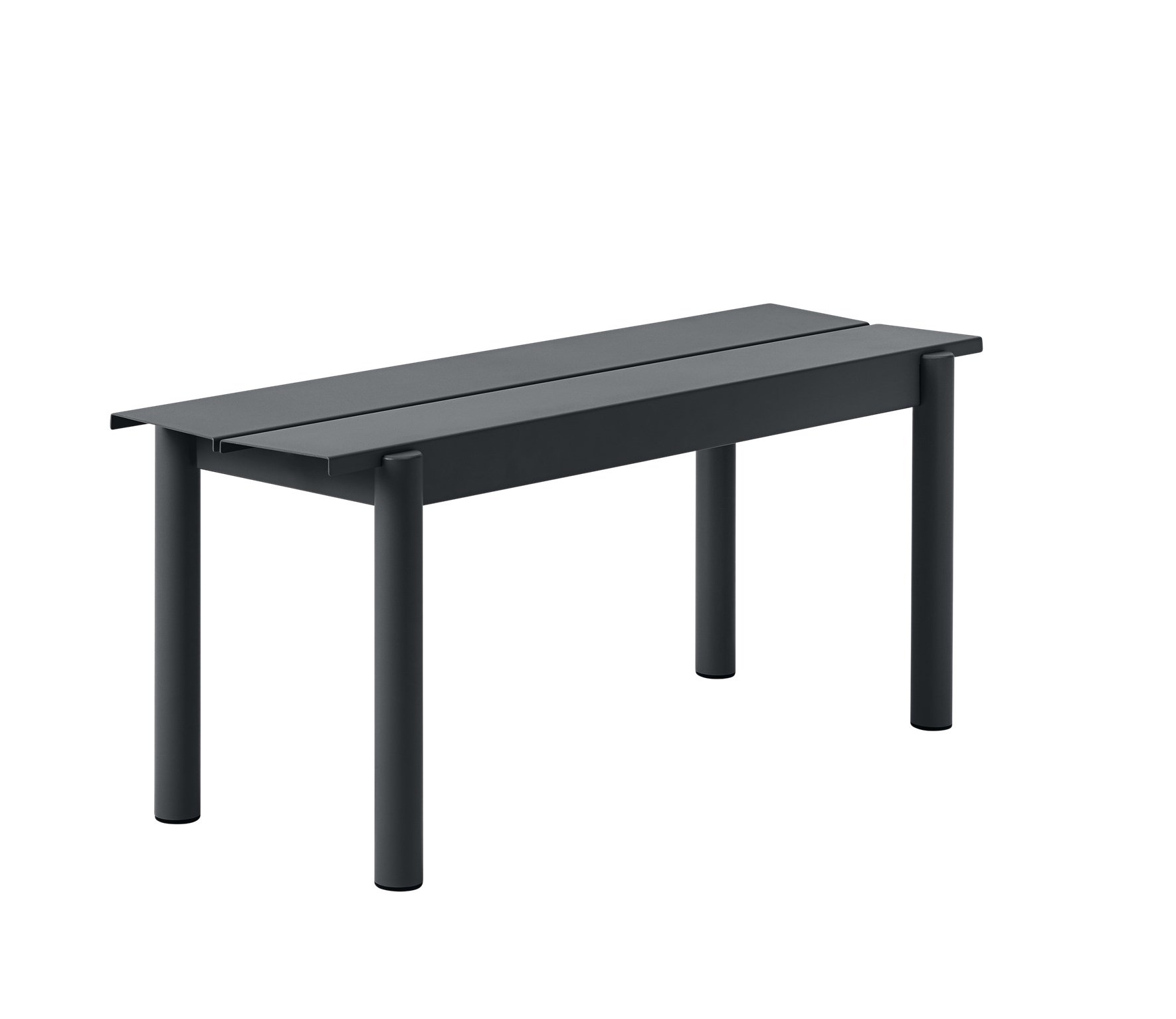 Muuto Linear Steel Bench schwarz 110cm
