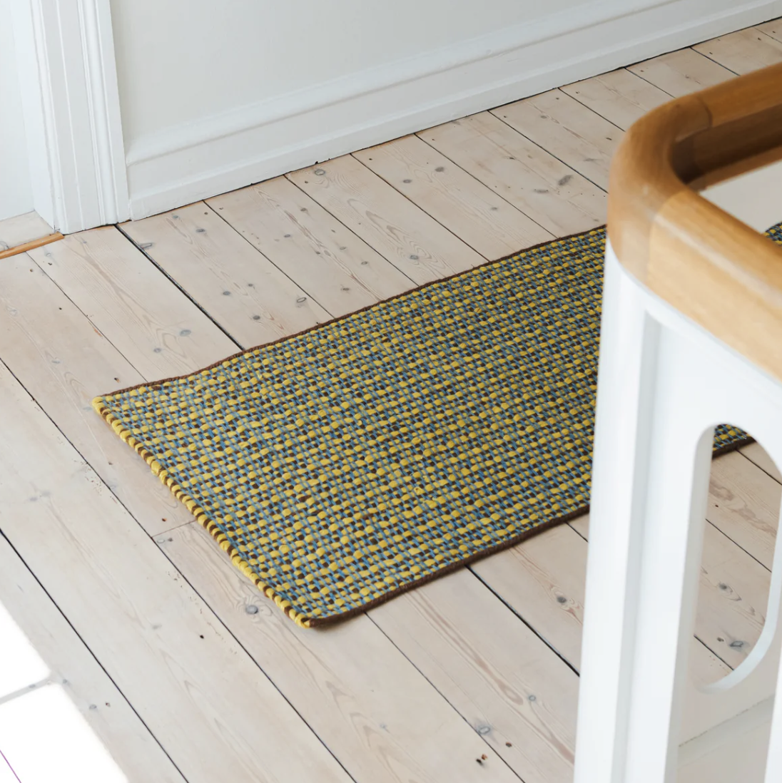 Matias Moellenbach Striped Jute Runner Mango