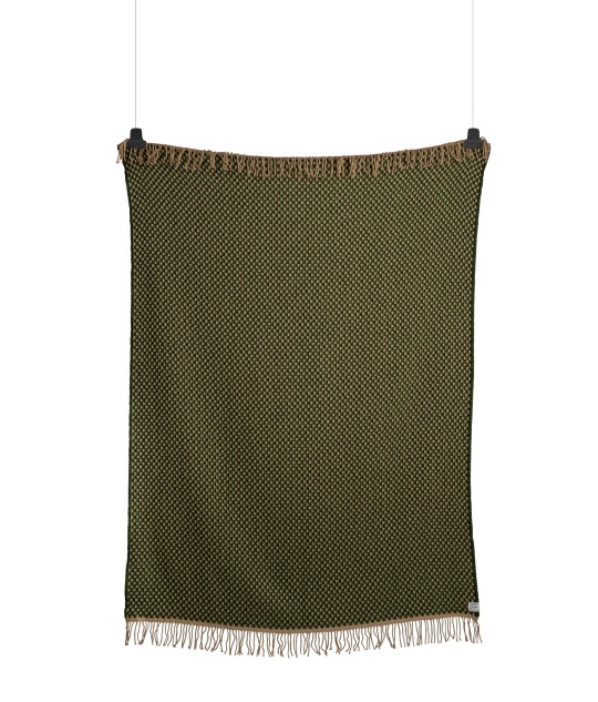 Roros Tweed Decke Isak Green Meadow