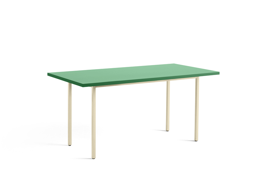 HAY Two Colour Tisch ivory / green mint 